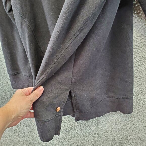 Livi Zip Up Hi Neck Black  Pullover Sweater Long Sleeve Size 18/20 Plus - Picture 2 of 7